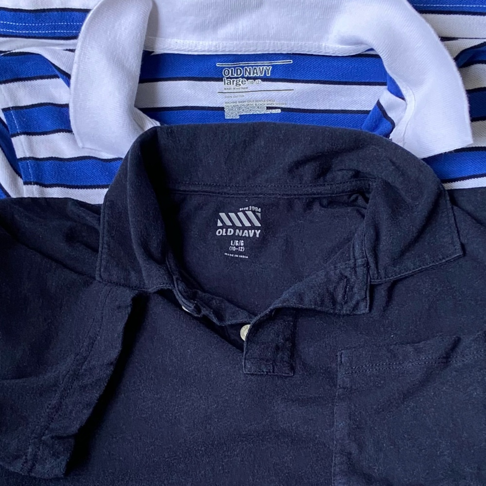 5 Pieces ALL Kids Sz-10/12(M) Polo Shirts-
1 IZOD, 2 Old Navy, 1 C.Place, 1 PBX - Picture 3 of 16